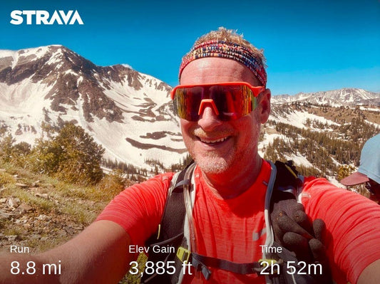 Clark at Snowbird for a Cirque Series race